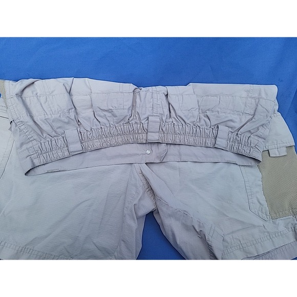 REEL LEGENDS Men's Size Large Beige Nylon Performance Shorts Cargo Fishing - Picture 8 of 12